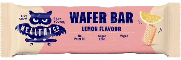 Wafer Bar Lemon 24g Healthyco