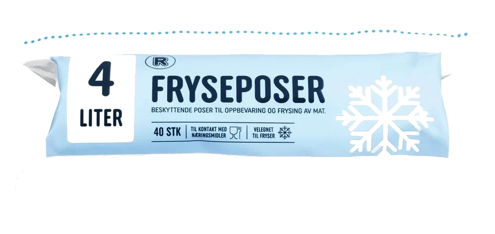 Frysepose 4l, 40 stk