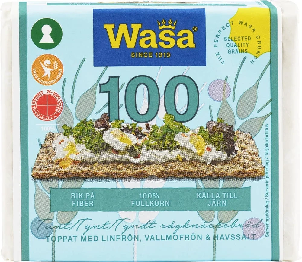 Knekkebrød 100 Frø & Havsalt
