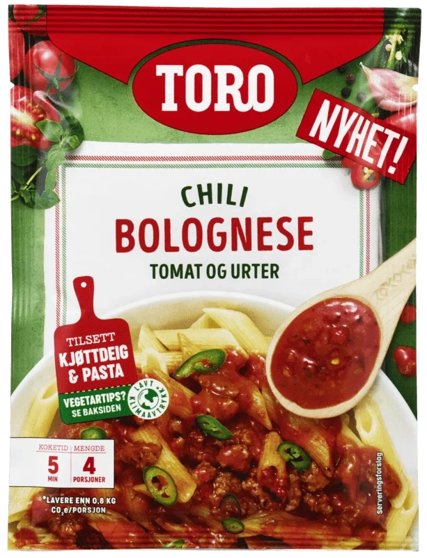Toro Chili Bolognese Saus 16x72g