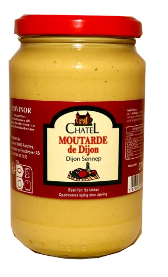 Dijon Sennep Lys Chatel 370g