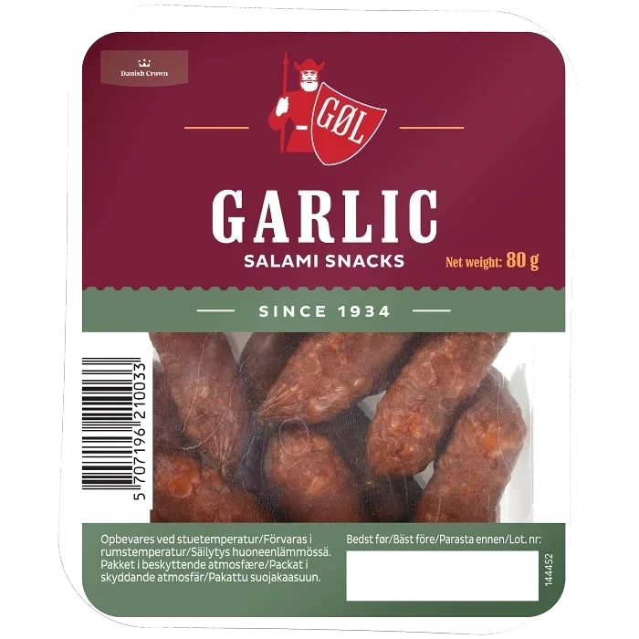 Salami Vitlök Snacks 80g Göl