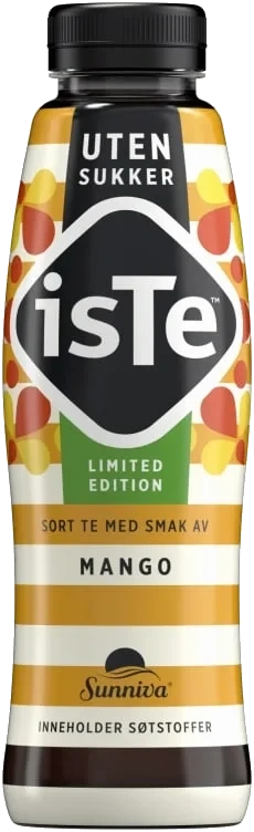 Iste Mango u/Sukker 0,5l flaske Sunniva