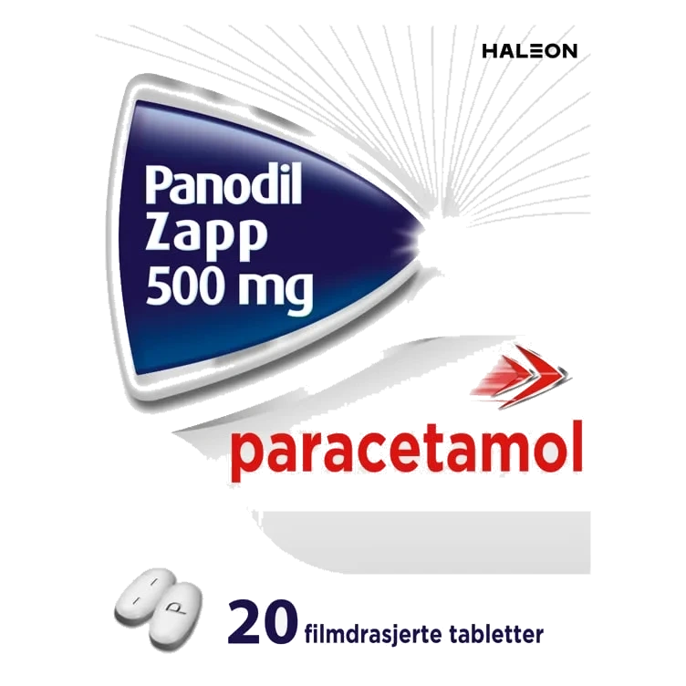 Panodil Zapp Smertestillende 500mg 20stk