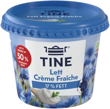 Creme Fraiche Lett 17% 300g Tine