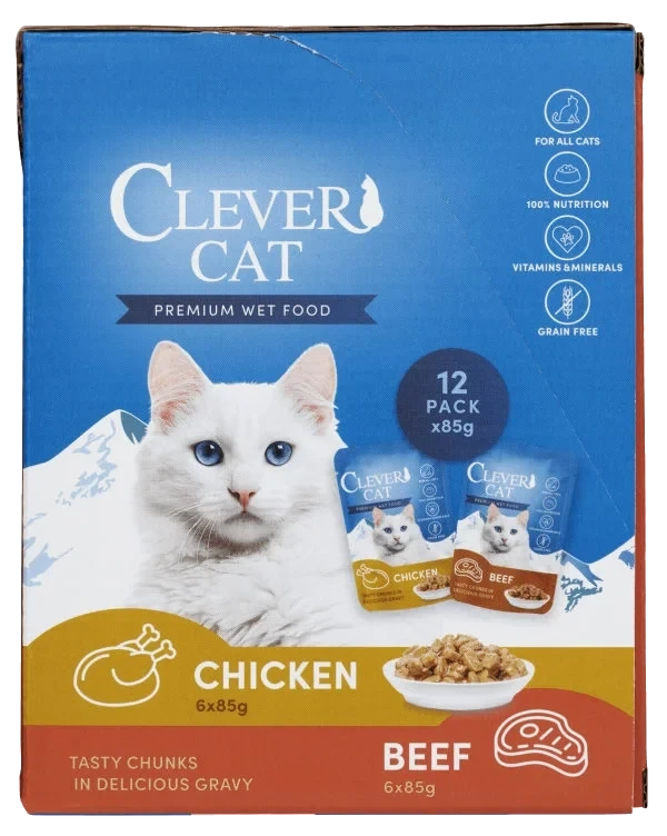 Clever Cat Mix Poser 12x85g