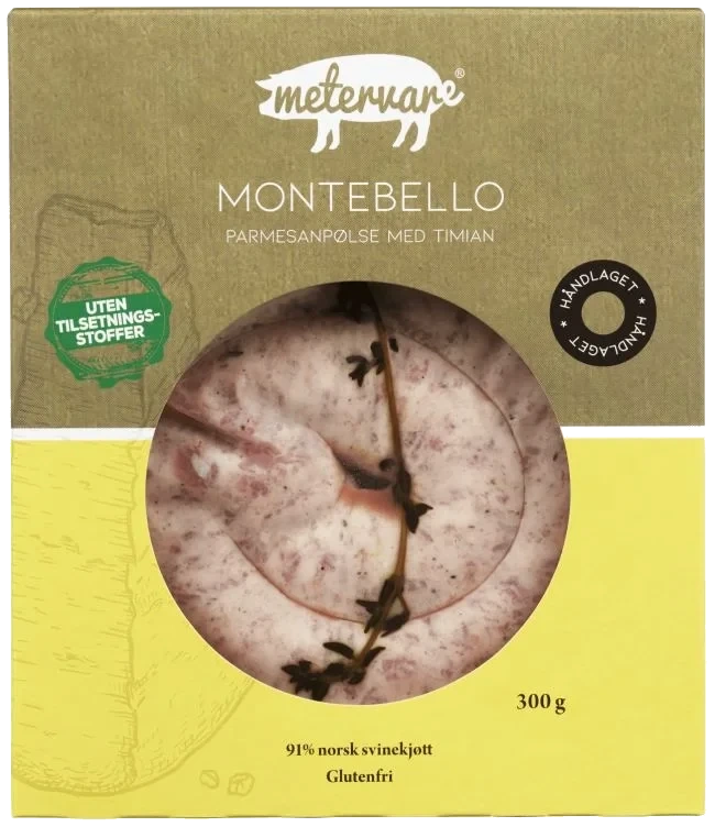 METERVARE Montebello - Rå Parmesanpølse med Timian