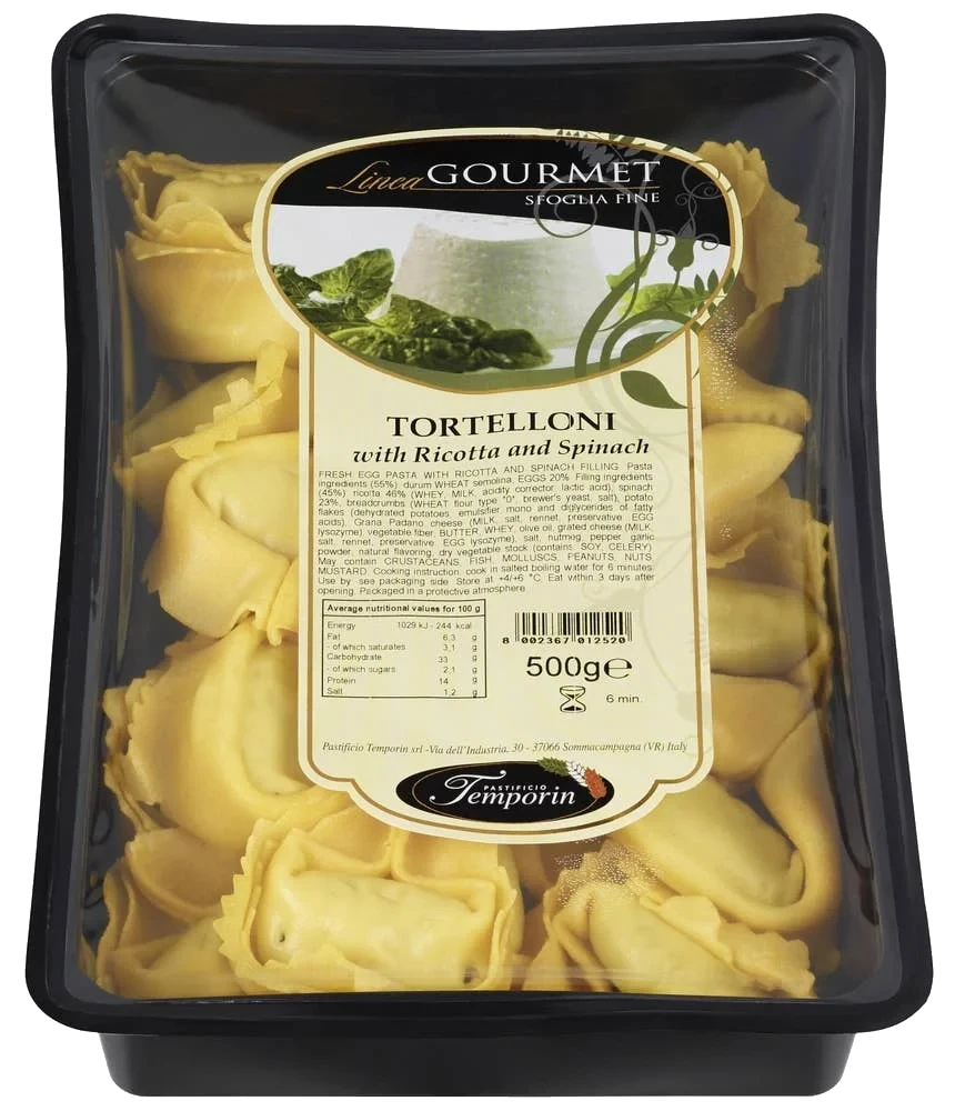 Fersk tortelloni