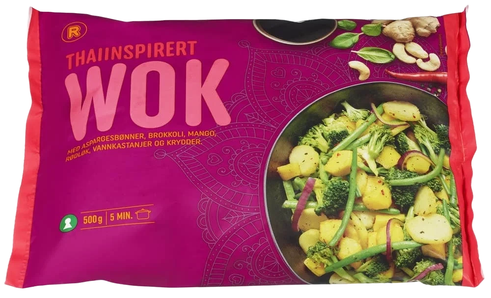 Thai-inspirert Wok 500 g