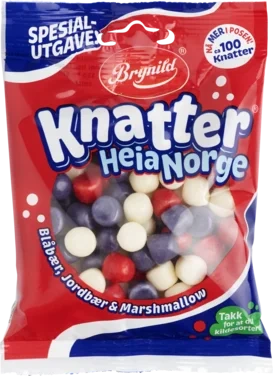 Knatter 100 g, Heia Norge