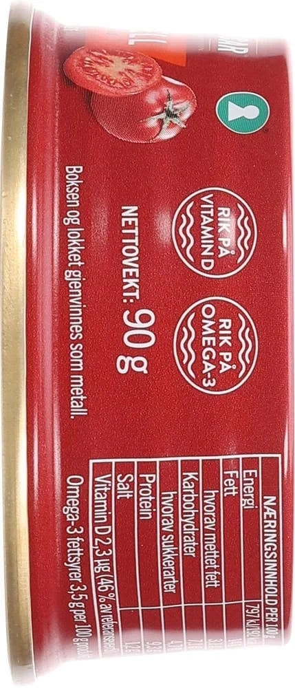 Makrell i tomatsaus
