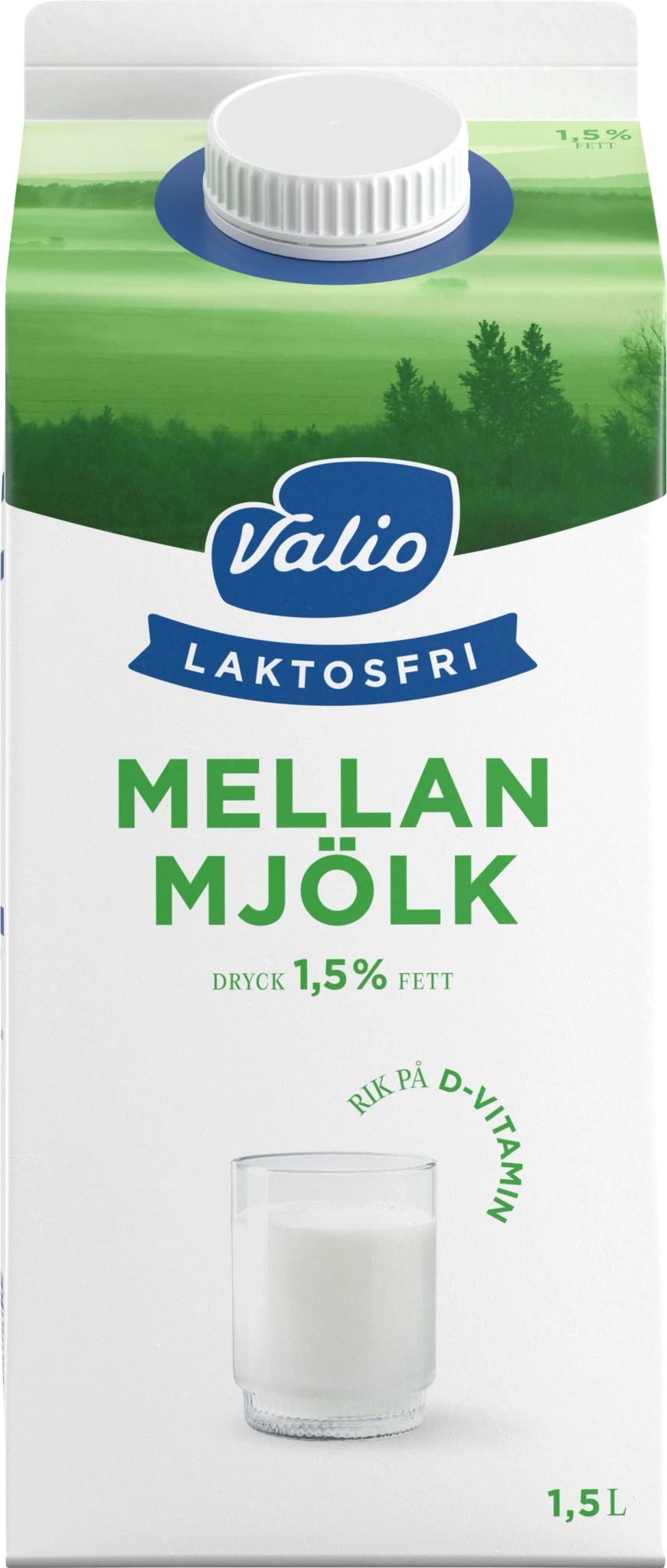 Laktosfri Mellanmjölk 1,5%