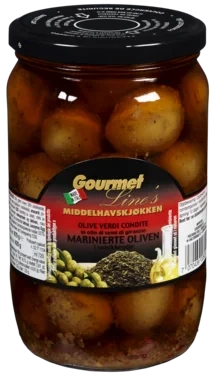 Marinerte Oliven 670g Gourmet Line