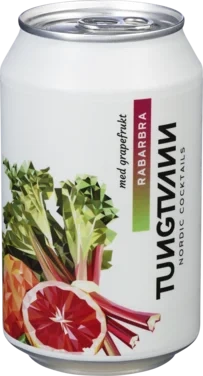 Tungtvann - Rabarbra & Grapefrukt 4% 0.33l
