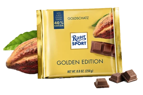 Ritter Sport Golden Edition 40% Kakao 250g