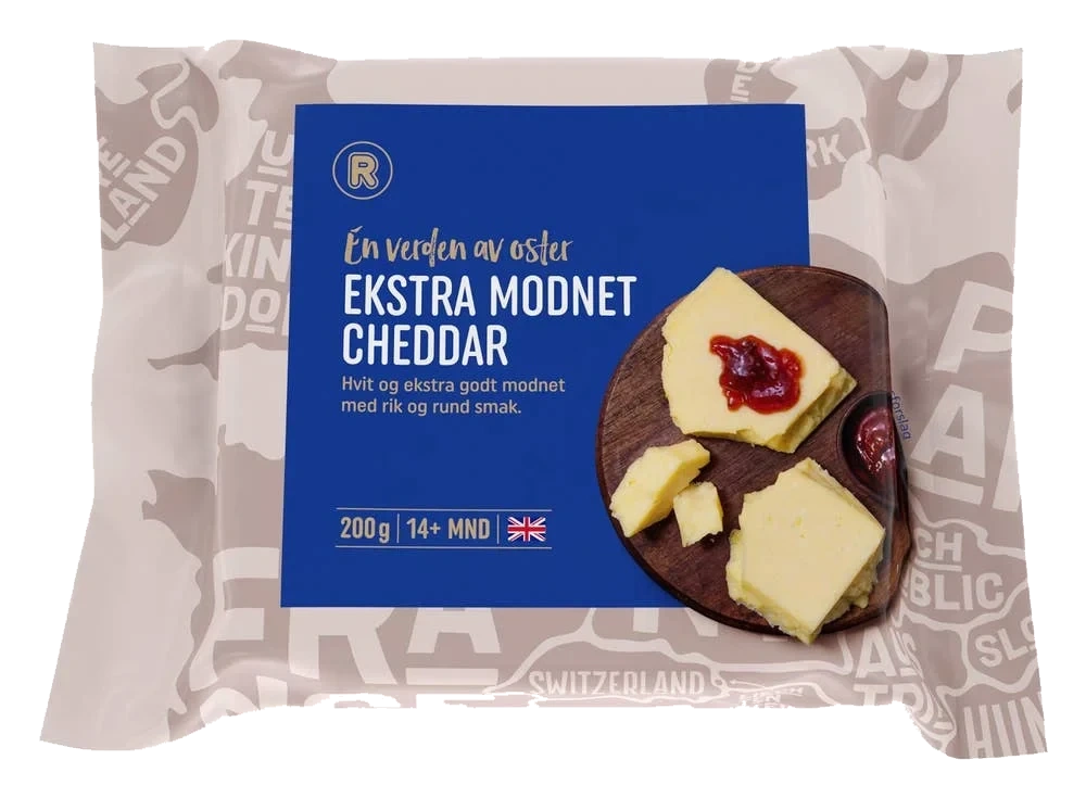 Ekstra modnet Cheddar
