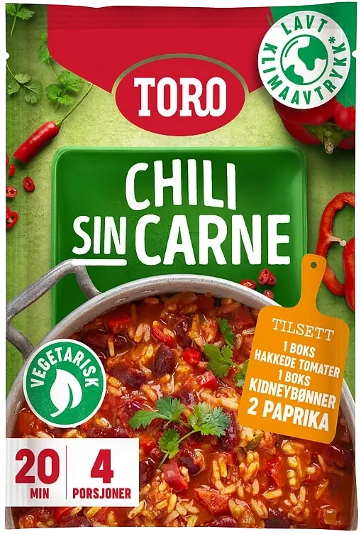 Toro Chili Sin Carne 13x190g