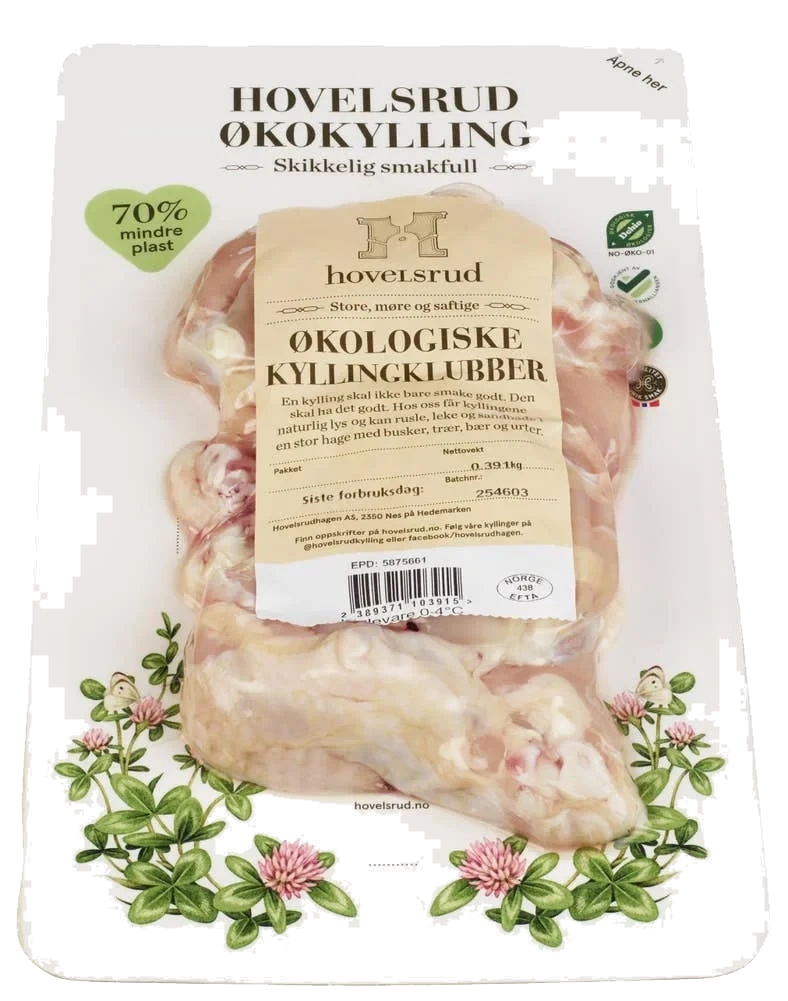 Økologiske kyllingklubber