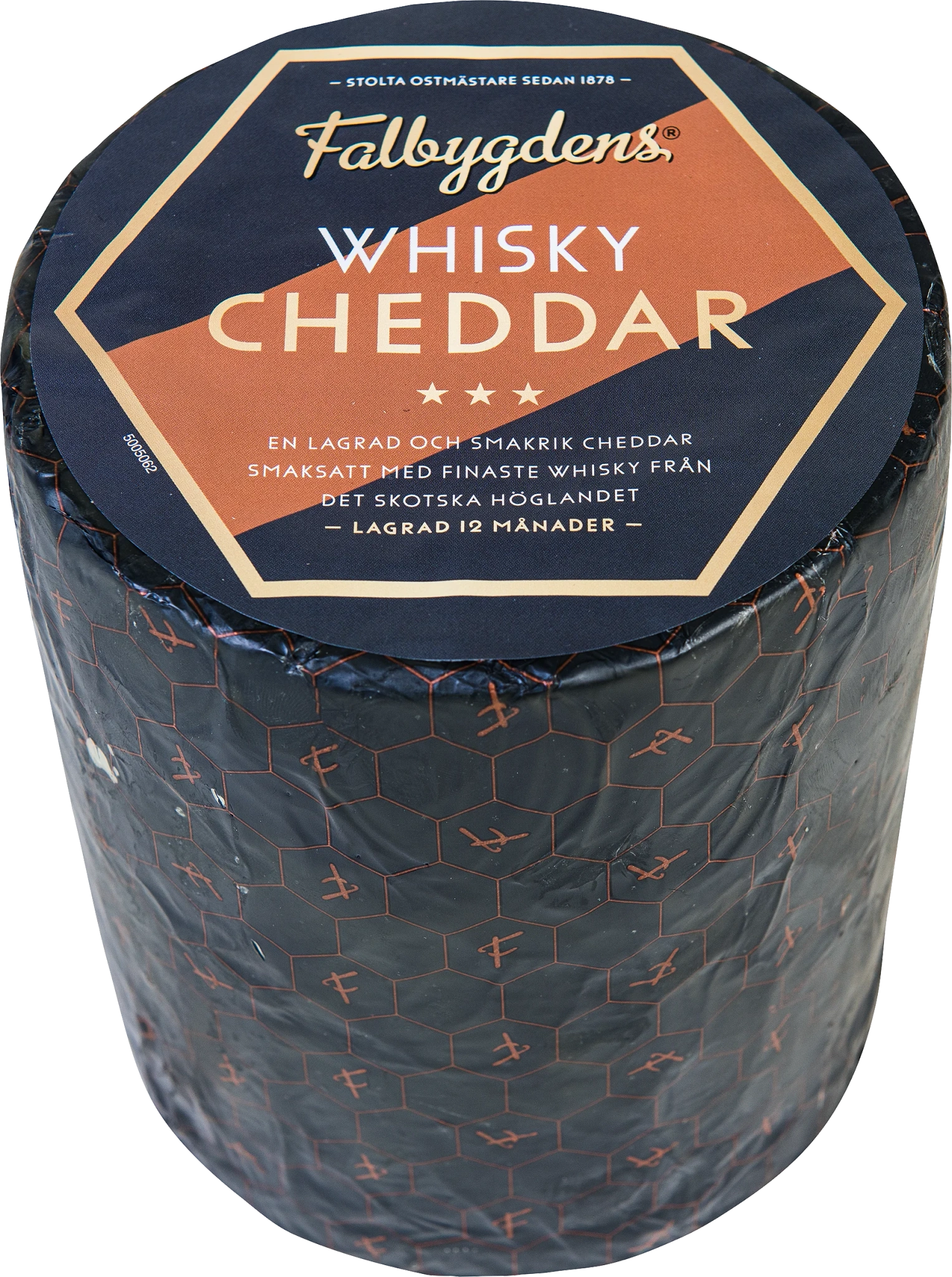 Whisky cheddar 32% hårdost ca 2700g