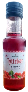 Tyttebær Sirup med Furunål 125ml Nordlysmat