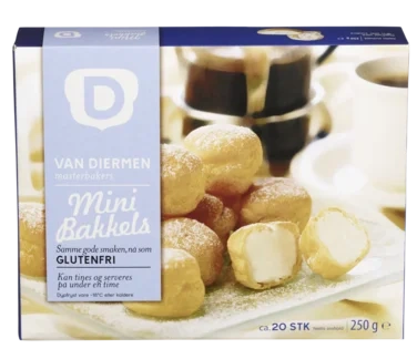 Minibakels glutenfri 250g Van Diermen