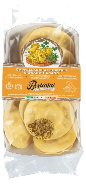 Cappellaccio Kantarell & Grana Padano 250g Bertagni
