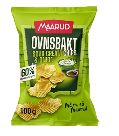 Ovnsbakt Sour Cream & Onion 100g