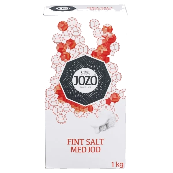 Husholdningssalt M/jod 1kg Jozo