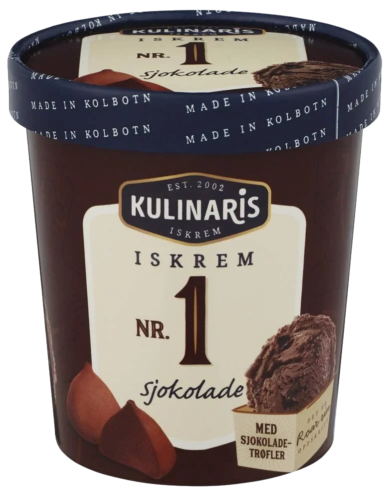 Nr. 1 sjokoladeiskrem
