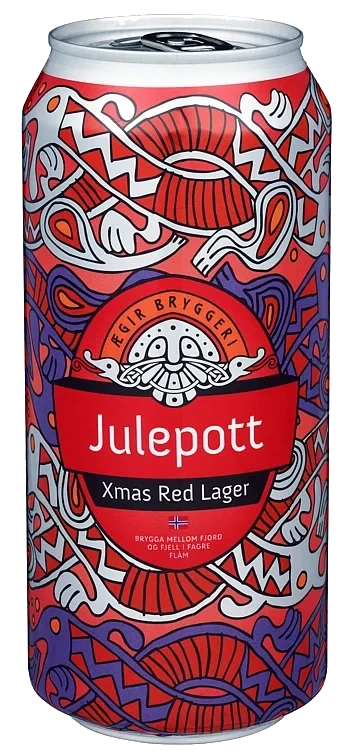 Ægir Julepott Xmas Red Lager 0,44l boks
