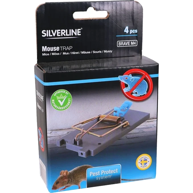 Musfälla Brave M4 Plast 4-pack