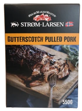 Butterscotch Pulled Pork 450g Strøm-larsen