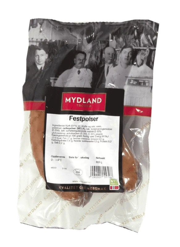 Mydland Festpølse 600g Mydland 600g