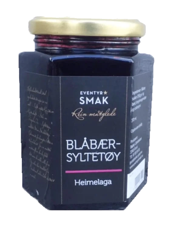 Blåbærsyltetøy 400g Eventyrsmak