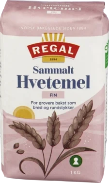 Hvetemel Sammalt Finmalt 1kg Regal