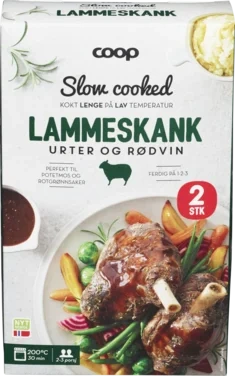Coop Rødv.mar.lammeskank Slow Cooked Ca700g