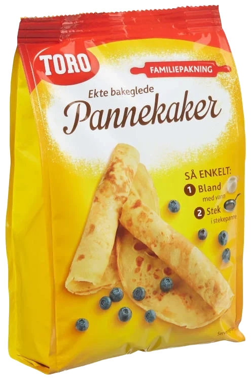 Pannekaker Mix Familie 522g Toro