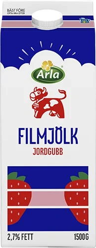 Filmjölk jordgubb 2.7%