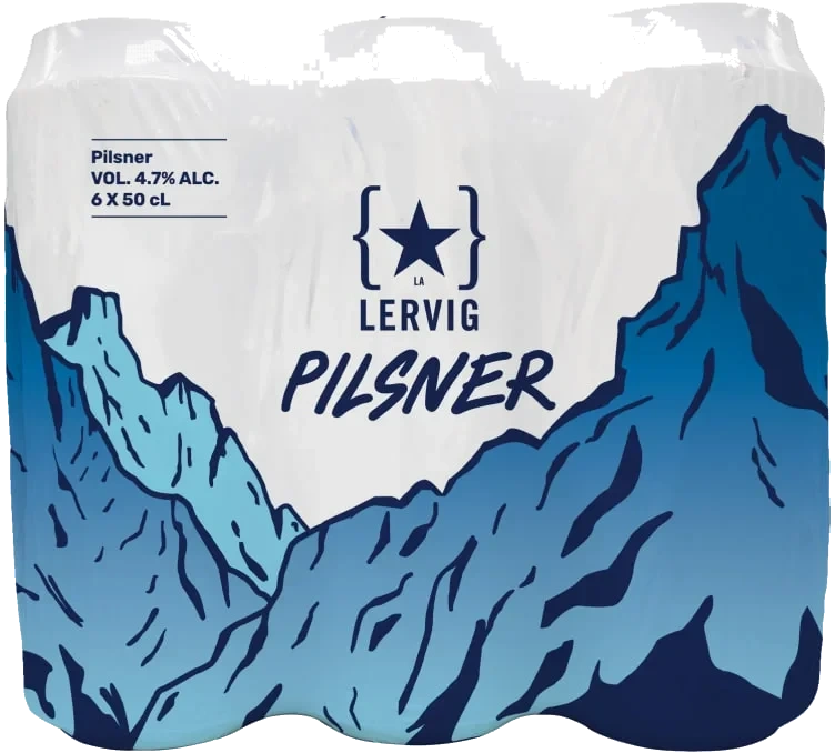 Pilsner 0,5lx6 boks Lervig