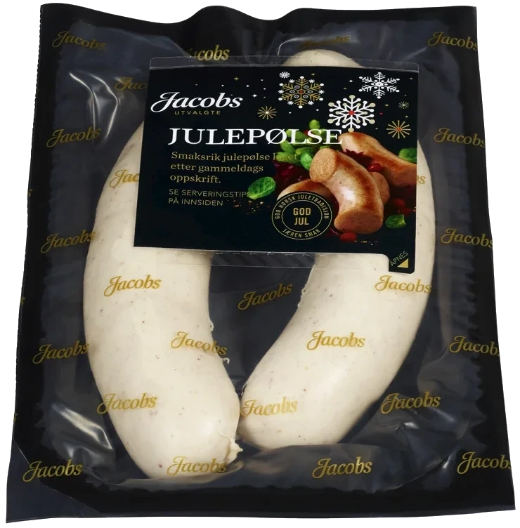 Julepølse Kokt 250g Jacobs Utvalgte