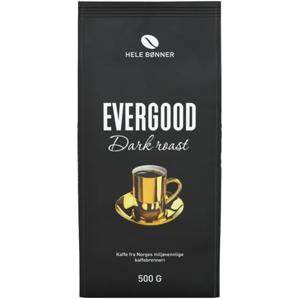 Evergood Dark Roast Hele Bønner 500g