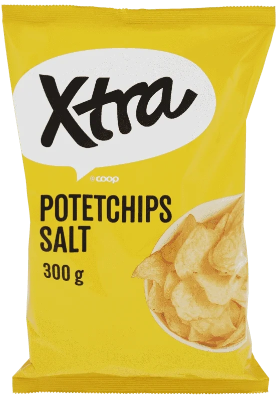 X-tra Potetchips Salt 300g