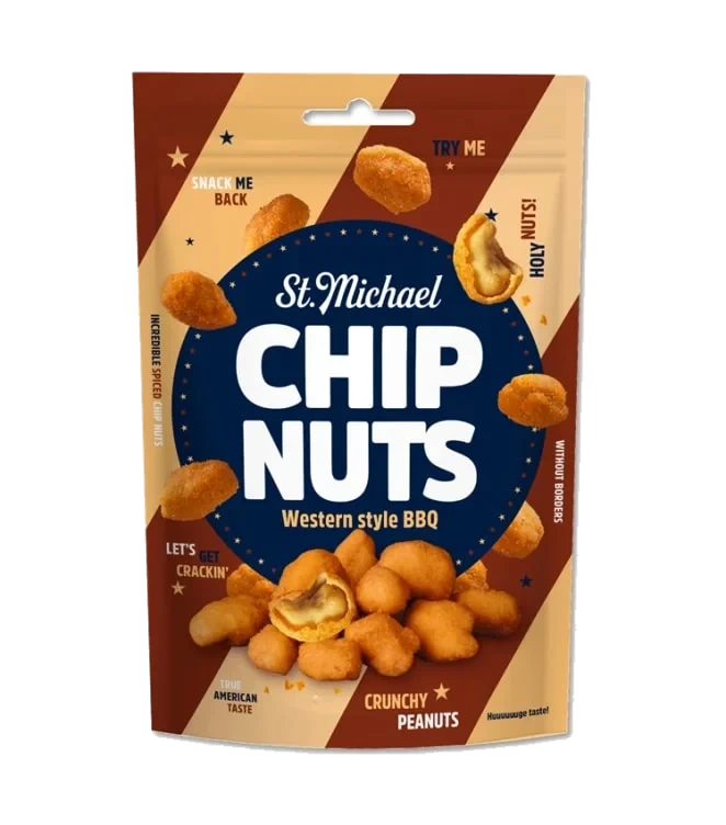 Chip Nuts Barbeque 110g St.Micahel