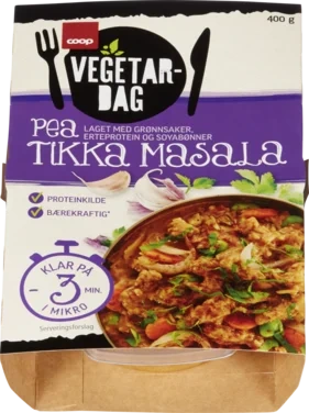Coop Vegetardag Pea Tikka Masala 400g