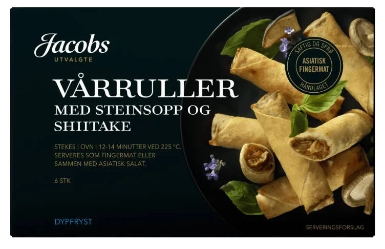 Vårruller Steinsopp&Shitake 180g Jacobs