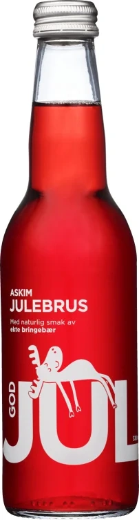 Askim Julebrus M/bringebær 0,33l Fl