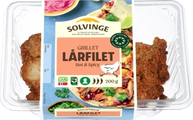 Grillet Lårfilet Hot & Spicy 200g Solvinge