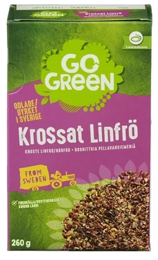 Linfrø Knuste 260g Gogreen
