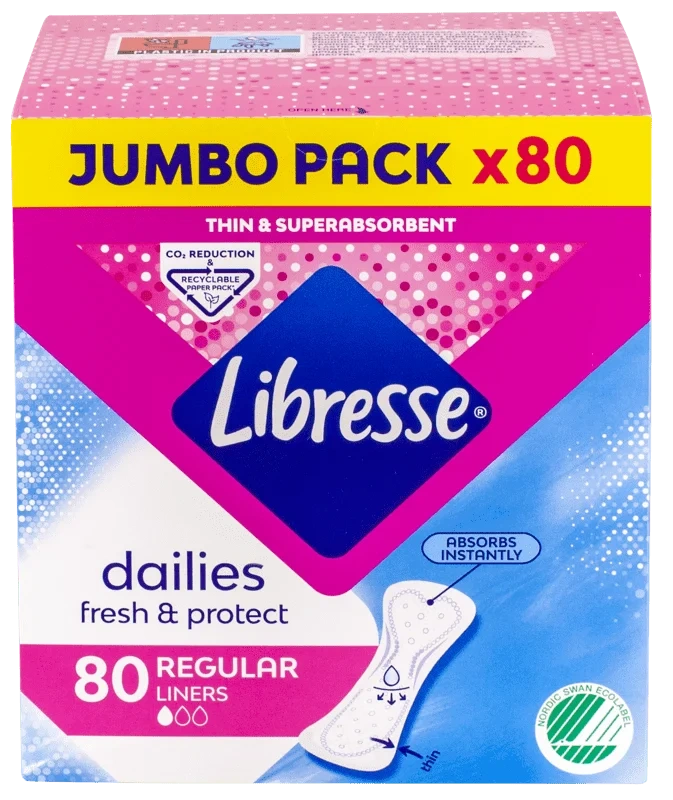 Libresse Truseinnlegg Normal 80stk
