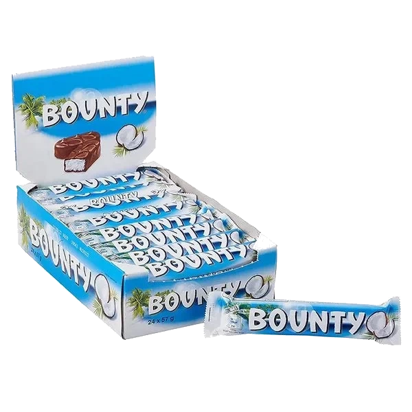 Bounty Sjokolade (Kartong 24 x 57g)